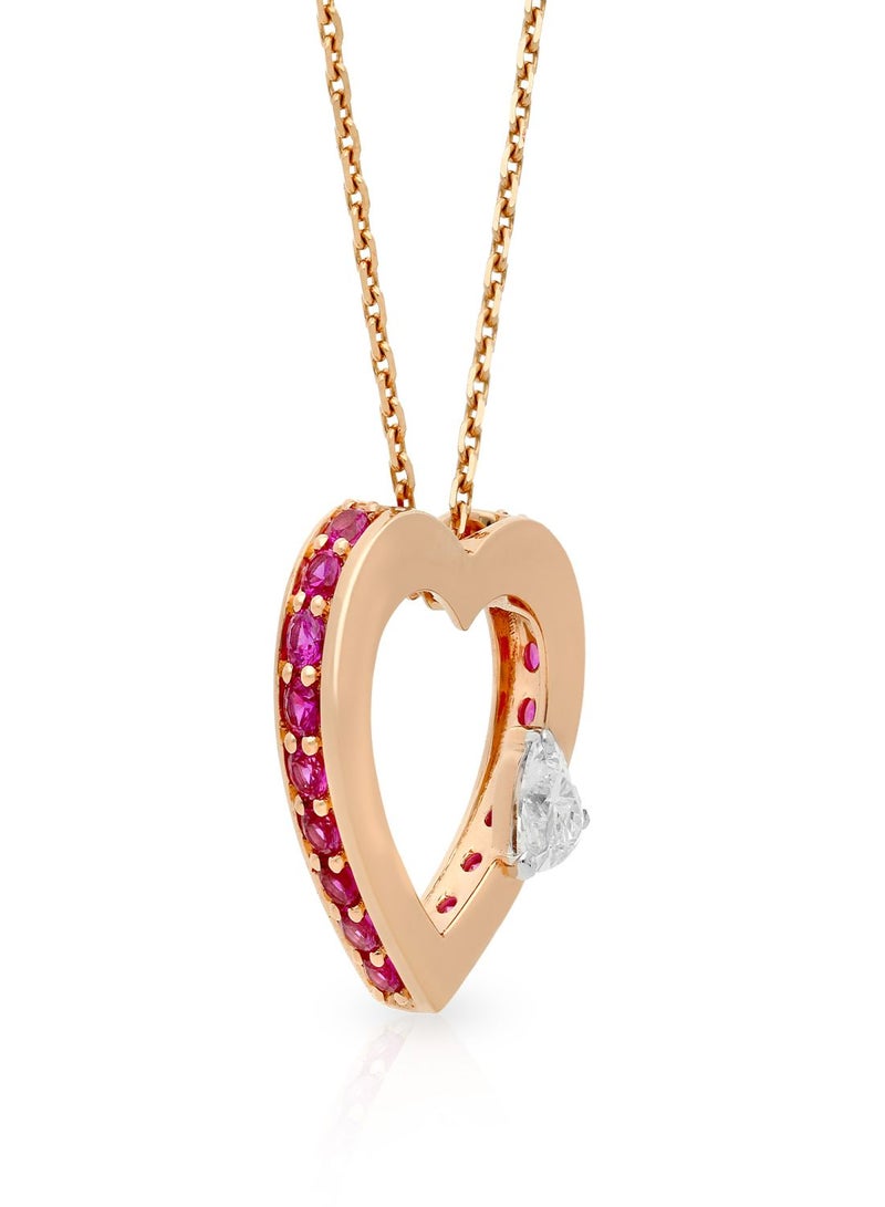 Malabar Gold and Diamonds 18 Karat 750 Purity Mine Diamond Pendant MPSOHTH002PN1 - Image 2